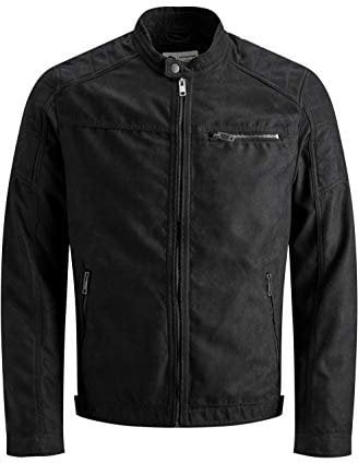 JACK & JONES Veste en Simili Daim Veste en Simili Daim Jet Black s Jet Black s