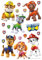 AG Design Paw Patrol Lieblings Charaktere, dekorative Aufkleber für Wände, Möbel und Innenausstattung eines Kinderzimmers, 42,5 x 65 cm, DK 1733, PVC-Folie (Phtalate-Free), Mehrfarbig, 5 cm x 65 cm