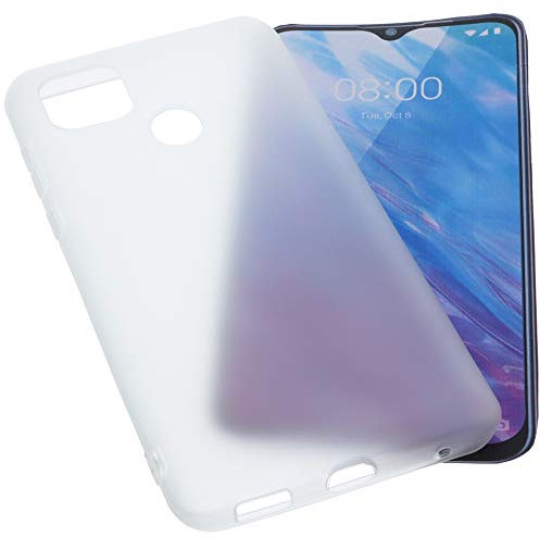 foto-kontor Hülle kompatibel mit ZTE Blade 10 Smart Tasche Gummi TPU Schutz Handytasche transparent