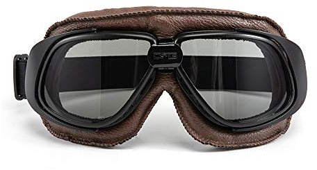evomosa Motorradbrille Winddichter Augenschutz für Motocross Cruiser Scooter Biker Racer Cruiser Touring Goggle Skibrille (Farbe D.)