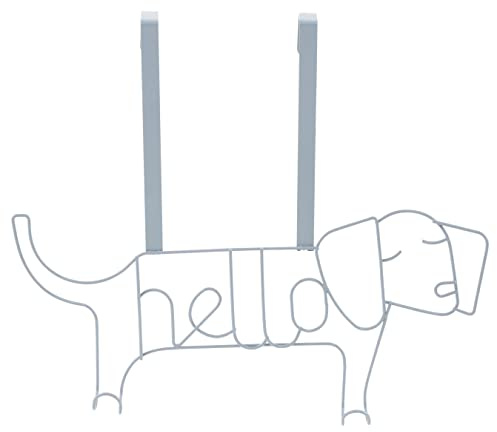 Premier Housewares Charming Design Sausage Dog Over The Door Hanger | Versatile Storage Over Door Hooks For Livingroom | Sturdy Hanging Hooks For Kitchen | Durable Over Door Hooks