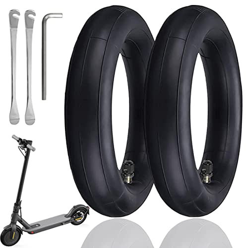 OUXI 8.5 Zoll E Scooter Satz von 2 Stück 8.5 zoll scooter Schlauch Innenreifen für Xiaomi M365 Roller,8 1/2x2 Butylkautschuk Hitzebeständigkeit und dicker Innenschlauch für Xiaomi M365 Elektroroller