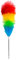 HOMESHOPA Static Duster, Electrostatic Rainbow Feather Duster with Metal Handle, Bendable Flexible and Washable Multicoloured Head, Multipurpose Magic Static Cobweb Cleaner Tool for Home Kitchen
