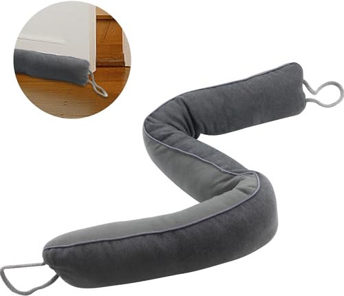 Aohcae 1 Stück Zugluftstopper für Türen, 93CM Tür Luftzugstopper Windstopper tür Rolle Zugluftstopper Fenster Türdichtung Zugluftstopper Schutz vor Lärm Wind und Insekten (93CM)