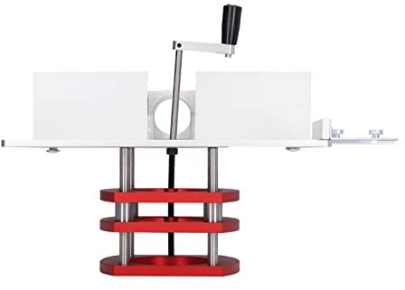 Oberfräsenlift mit Oberplatte, Oberfräsenlift, mit Oberplatte, Oberfräsen-Hebebasis, Holzbearbeitungs-Schlitzschneiden, Spritzenhandstück-Härtungslichthülsen (Silber)