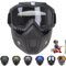 Spezialmaske Zum Schweißen Und Schneiden, Schweißmaske, Schweiß-Atemschutzmaske Unter Dem Helm, Anti-Ultraviolett-Strahlung, Anti-Staub, Schweißhaube, Schweißbrille (Transparent)
