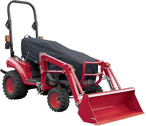 600D Rasentraktor Abdeckung, Abdeckplane UV Wasser Staubbeständig Universal Outdoor Garten Rasenmäher Traktor Abdeckung mit schwarzer Schutztasche für alle Jahreszeiten, L193 x B60 x H55cm