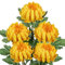 Arborus 5 STK Chrysantheme Kunstblumen Gelb 58 cm Künstliche Zweige für Vase Künstliche Blüten mit Stiele Dekozweige zum Basteln für Blumenarrangement auf Tisch im Haus Hotel Büro Zimmer