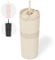 ONYX Trinkflasche mit Strohhalm - 0,7L Thermoskanne auslaufsicher, idealer Kaffeebecher to go, für heiße & kalte Getränke, Thermobecher BPA-frei, Edelstahl Isolierbecher mit Henkel, Beige