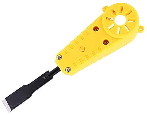 Angle Grinder to Electric Chisel Wood Carving Chisel Set, Electric Chisel for Angle Grinder, Woodworking Tool, Movable Baffle Design Reduces Chippings Flying Into Machine,