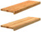 vidaXL Fensterbänke 2 Stk. Hellbraun 80x25x2 cm Massivholz Eiche, Fensterbrett, Holz Treppenstufe, Holz Fensterbrett, Fensterbank Eichenholz