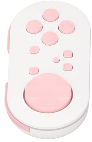 Jectse Micro Controller Bluetooth Cordless per Gamepad Mini Controller Compatto Tascabile con Cavo e Cinturino per App Anki per Vittorie, per Android, per OS X e per iOS (Rose)