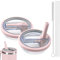 Stanley - Lot de 2 couvercles anti-fuite - Réutilisables - Anti-fuite - Pour tasse Stanley - 1,2 l - Avec 2 pailles et 1 brosse à paille - Rose