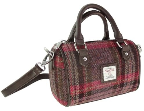 Glen Appin Harris Tweed 'Kilbride' Mini Bowling Tote Bag