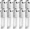 Transparente Lipglossbehälter, 10 pcs Leere Lipglossrohre, 3 ml nachfüllbare Lipglossrohre, transparente leckfeste Lipglossbehälter, Wiederverwendbare Lipgloss -Röhrchen mit Zauberstab