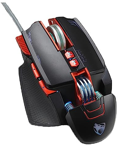 iplusmile 1 Pièce Souris De Jeu Prise USB Souris Black