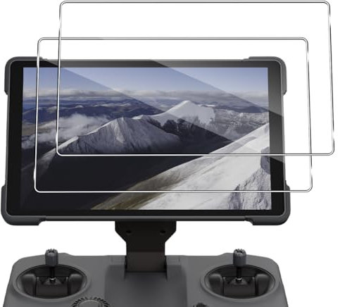 Locofun 2 Stück Schutzfolie für DJl RC Pro 2 für Panzerglas, 9H Härte Panzer Schutz Glas für DJI Mavic 4 Pro Fernbedienung Zubehör, HD Displayschutzfolien, Anti-Kratzer Schutzglas
