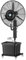 NRQCJM Ventilatore Nebulizzatore Oscillante Nero con Serbatoio d’Acqua 3 Velocità e Ruote, Raffrescatore a Piantana per Interni ed Esterni Uso Civile e Industriale(55cm)
