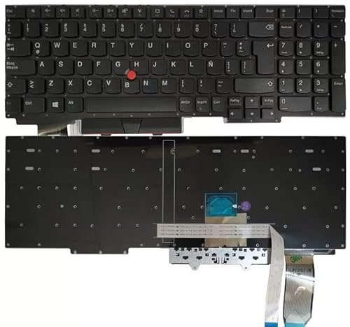 WYYOZSR Laptop-Tastatur-Trackpoint für Lenovo für Thinkpad E15 Gen2 Gen3 Leicht austauschbar(Backlit)