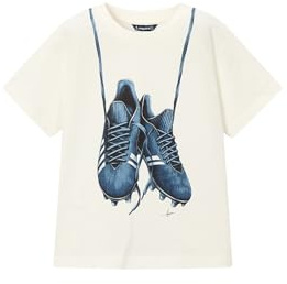 Mayoral T-Shirt Kurzarm für Jungen Sahne 8 Jahre (128cm)