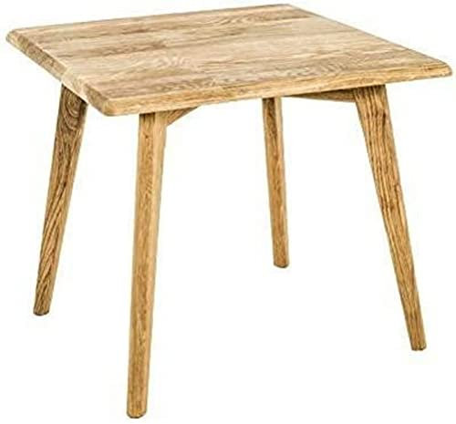HAKU Möbel Beistelltisch Eiche, Massivholz - Maße: B 45 cm x H 45 cm x T 45 cm, Style: Traditional