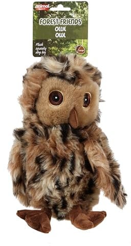 Animal Instincts Forest Friends Hunde Plüsch-Spielzeug (L) (Ollie Eule)