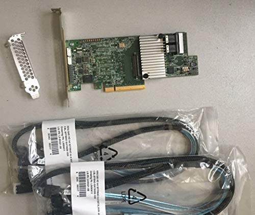 LSI LSI00416 MegaRaid SAS-Controller (4 Ports, 12 GB/s SAS-Geschwindigkeit, 8 Ports PCI-e 3.0, Raid 0/1/5/6/10/50/60), Grün