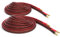 Micca Cable de altavoz de cobre puro con conectores banana chapados en oro, 14 AWG, 2 metros, par