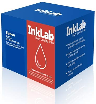 INKLAB E33XL-MULTI 33 XL Epson Compatible Multipack Replacment Ink - (Consumables > Ink and Toner Cartridges)