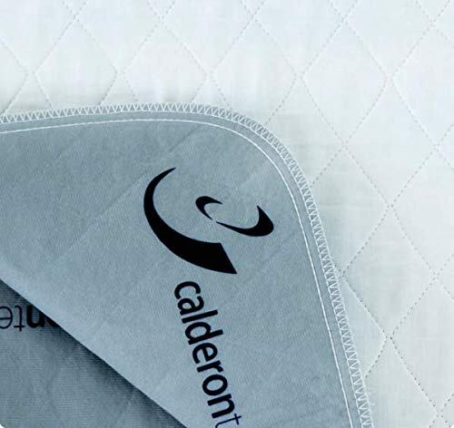 Calderon Textiles - Premium Quality Bed Pad, Quilted, Waterproof, and Washable , 34 x 36 The Best Under Pad Sheet Protector for Incontinent Children or Adults. (1)