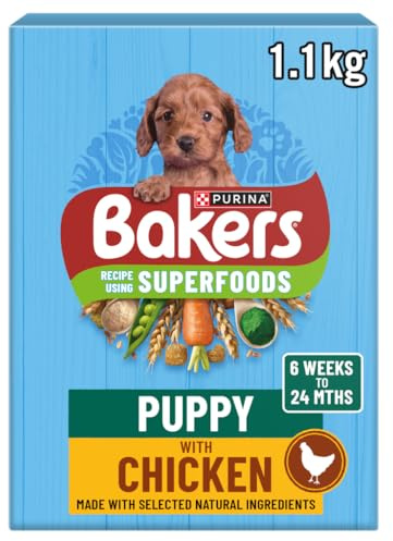 Bakers Puppy Chicken with Vegs Dry Dog Food, 1.1kg
