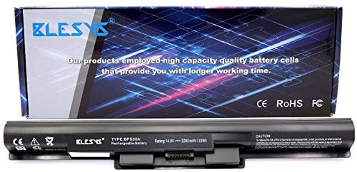 BLESYS VGP-BPS35A Batterie pour Sony Vaio svf152a29w svf1521a6ew svf1521t2eb svf1521s8eb SVF15 SVF14 15E 14E PC Portable