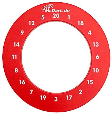 McDart HD Zahlen Surround (Rot)