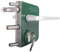 Locinox Château pour Porte Rotative LAKQ40 U2, Ral 6005 - Vert Mousse, Industrieschloss, Ferme, Battant, Flügeltorschloss