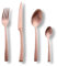 ECHTWERK Tafelbesteck Avelino, Bronze Edition, 16-teilig, Essbesteck für bis zu 4 Personen, Edelstahl 18/10, mattiert, Hochwertiges Besteck Set, für Esstisch, Tischdeko für Hochzeiten & Festtafel