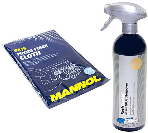 Insektenreiniger Insect & Dirt Remover Koch Chemie 750 ml inkl. Microfasertuch blau MANNOL