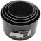 Falytemow 4pcs Nonstick Leakproof Springform Pan with Removable Bottom Small Tall Round Cheesecake Pan Set of 12cm, 14cm, 16cm, 18cm