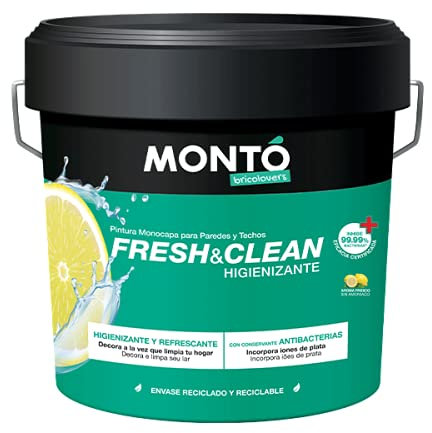 Pintura Interior Smart Protección Total | Blanca, Lavable y Sin Olor | Antibacteriana con Iones de Plata | Ideal para Personas Alérgicas o Sensibles (Blanco 4L)