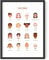 HAUS AND HUES Gefühle Diagramm für Kinder – Mental Health Wall Art, Emotions-Diagramm für Kinder, Motivationsposter für Klassenzimmer, Therapie-Poster, Büro-Dekor (30.5x40.6 cm, ungerahmt)