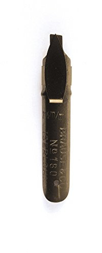Brause 158025B - Packung mit 15 Banzugfedern 2,5mm, mit abgeschrägter Spitze und Reservoir für die westliche Kalligrafie, ideal für Kalligraphie, 1 Box