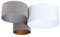 BPS Koncept 080-05-062 Deckenleuchte Trio Weiß, Grau, Silber, Gold 3 x E27 L:91cm H:30cm dimmbar