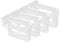 XIAOXIONG 4 Pcs Fridge Drawer Dividers,Plastic Fridge Shelf Refrigerator Dividers,Refrigerator Side Door Separator Fridge Space Allocators for Home Kitchen Supplies
