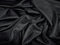 Beschichteter Ottoman Rib Spandex Jersey Fashion Stoff, Meterware, Schwarz
