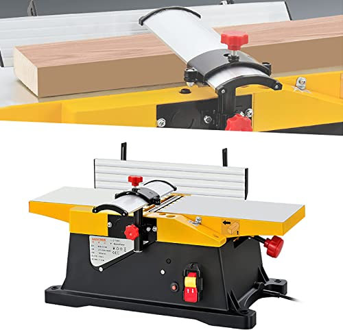 QJJML Benchtop Thickness Planer,1800W 12000rpm Wood Planer Thicknesser Machine, for Wood Cutting Woodworking and DIY