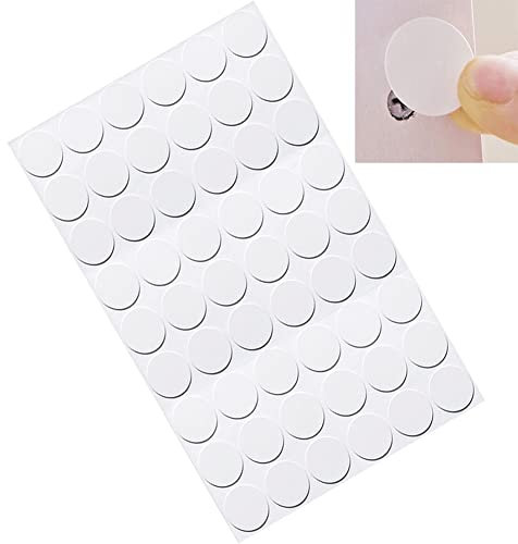 Vepoty Schraubenloch-Abdeckungsaufkleber PVC Selbstklebende Schraubkappen-Abdeckungsaufkleber Staubdichter Schrankaufkleber Abdeckkappe für Möbel