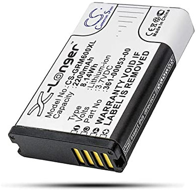 Batterie de rechange 2200 mAh compatible avec Garmin Montana 600, Montana 600T, Montana 600t Camo, Montana 650, Montana 650T, Montana 680, Montana 680T, Monterra, 010-11599-00, 010-11654-03, 361-03,