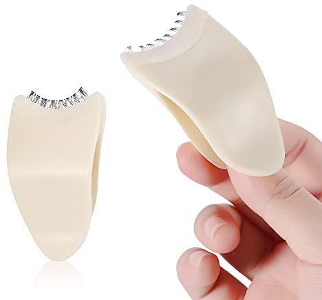 2pcs Pince à Faux Cils, 6x3,5cm Pince à Cils Outil d'Application de Cils Pince à Épiler Douce Cils pour Cils Cils Copain Fournitures pour Débutants Cils Outils de Maquillage pour Femmes