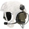 Hearangel C3 Casque Tactique à réduction Automatique du Bruit Fonction de Prise de Son avec Adaptateur de Rail Arc, Ken ptt Compatible avec Baofeng uv5r pour Airsoft Sports (Army Green)