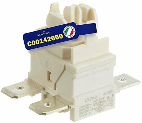 Interrupteur Lave Vaisselle C00142650 pour Ariston pour Indesit pour Hotpoint pour Scholtes Fabriqué en Italie Garantie de 10 Ans - MONTERAL