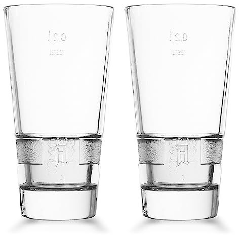 2 Stück Original Asbach Gläser Glas Uralt Cocktailglas Longdrink Cocktailgläser Set mit Logo bzw. Gravur, Transparent